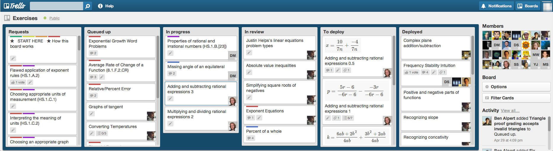 use lists or boards for trello project management